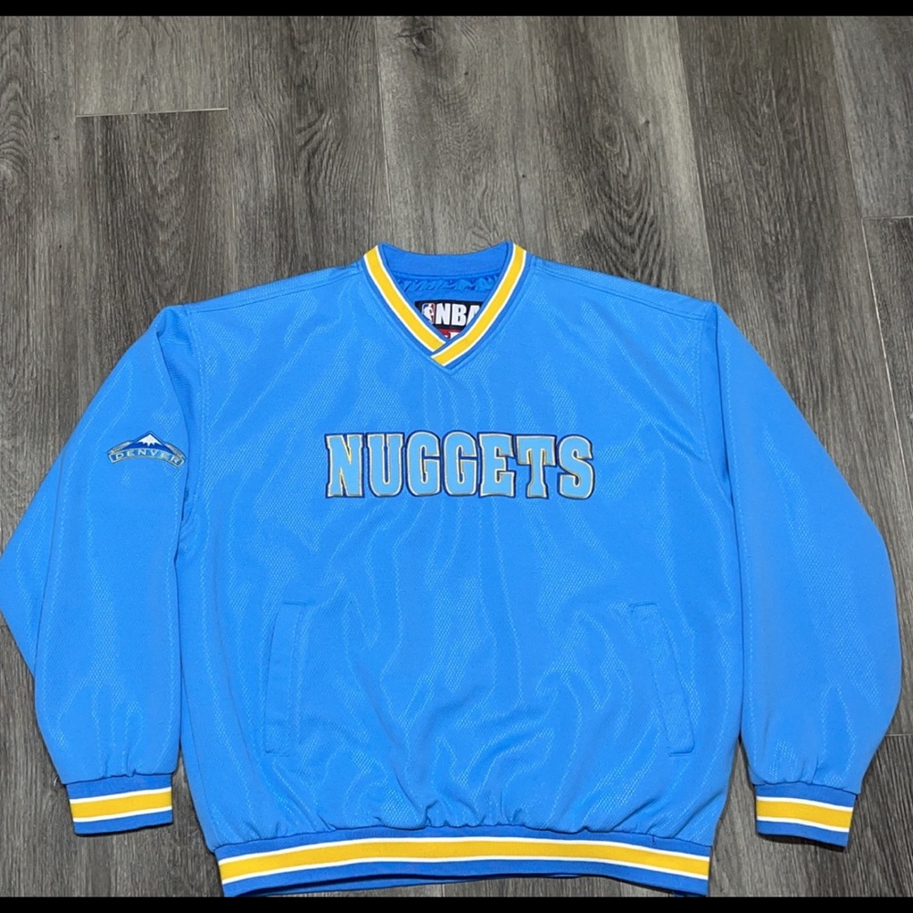 Denver nuggets pullover with side zip